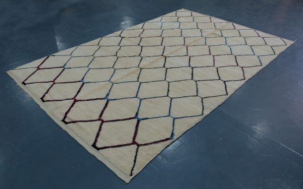 Colored Beni Mrirt rug 10 ft x 6.39 ft