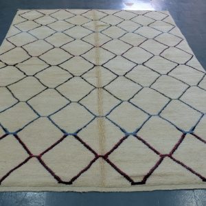 Buy Colored Beni Mrirt rug 10 ft x 6.39 ft