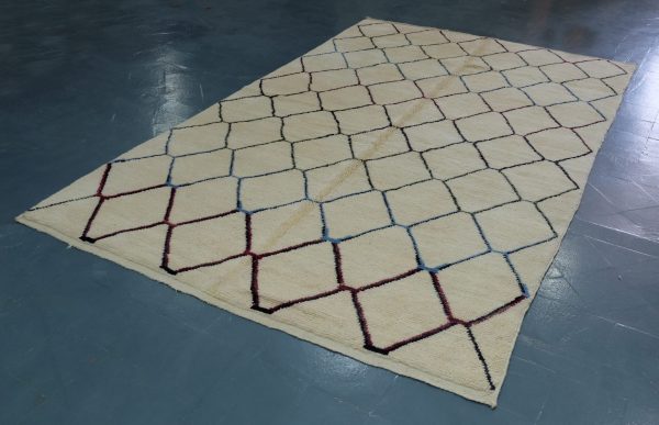 Buy Colored Beni Mrirt rug 10 ft x 6.39 ft