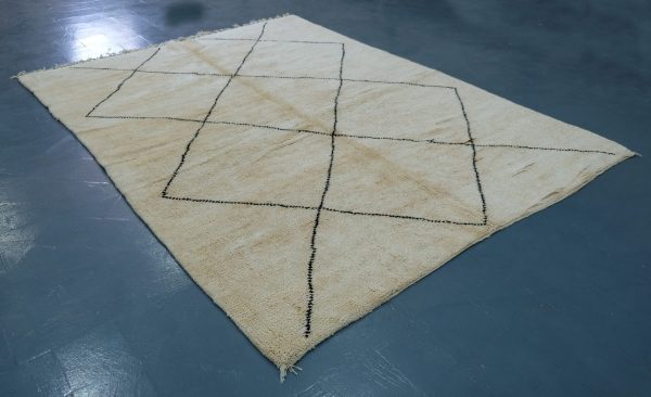 Buy Beni ourain Moroccan rug 9.3 ft x 7.05 ft