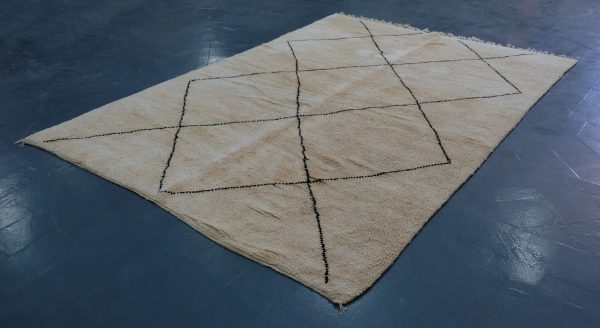 Buy Beni ourain Moroccan rug 9.3 ft x 7.05 ft