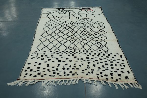 Amazing Azilal rug 8.03 ft x 2.26 ft - Vintage Moroccan Azilal rugs