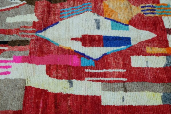 Buy Colored Azilal rug 9  ft x 5.24 ft