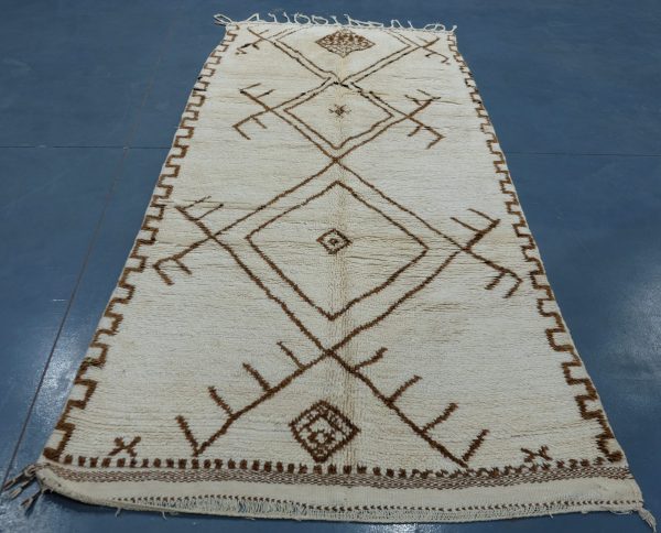 Buy  Beni ourain rug 10.49 ft x 4.39 ft