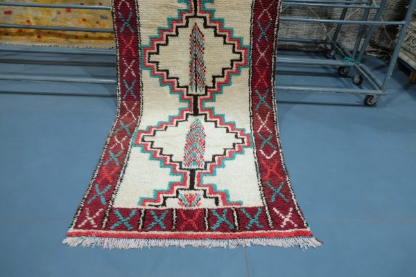 Buy Colored Azilal rug, 9.41 ft x 4.13 ft