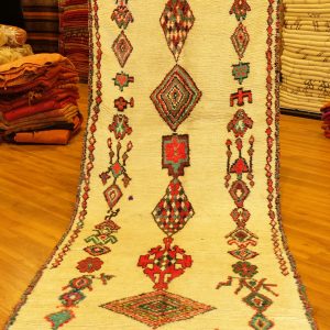 Buy Colored Moroccan Azilal rug, 12.30 ft x 4.65 ft