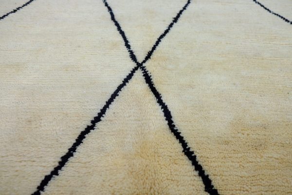 Handmade Beni Ourain Moroccan rug 7.97 ft x 4.92 ft