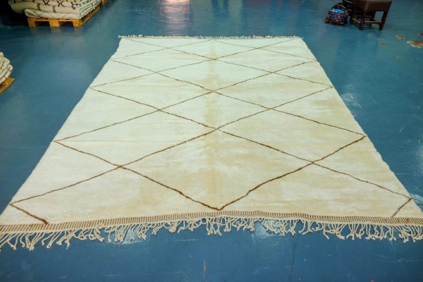 Authentic Beni Ourain rug 10.9 ft x 8.66 ft