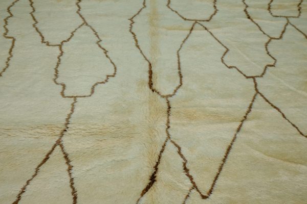 Moroccan Berber Woolen Azilal rug 11.74 ft x 10.03