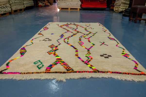 Cheap Berber Moroccan rug 8.03 ft x 4.92 ft