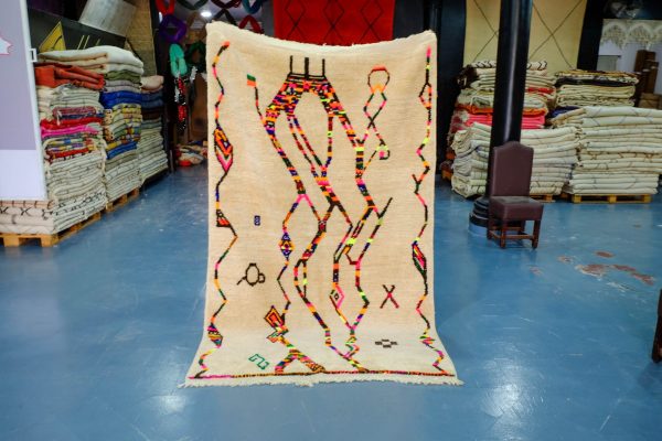 Cheap Berber Moroccan rug 8.03 ft x 4.92 ft