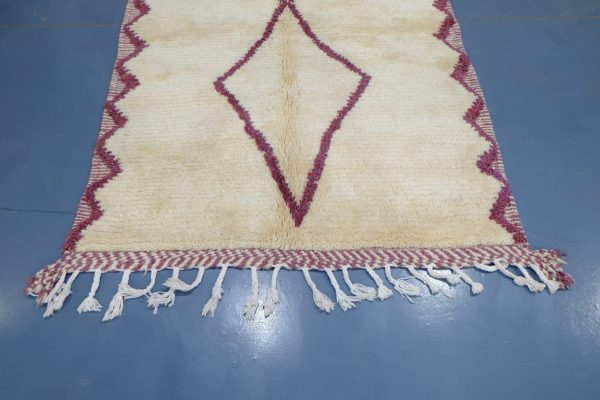 Small Beni Ourain Purple Moroccan rug, 6.29 ft x 4.00 ft