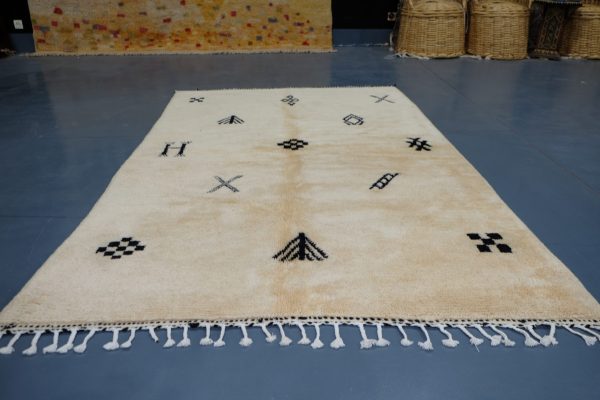 Beautiful Moroccan Azilal rug, 7.64 ft x 4.82 ft