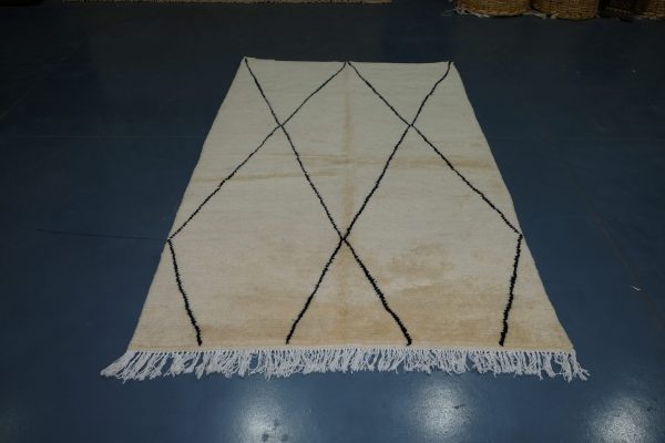 Small Beni Ourain rug, 7.67 ft x 4.92 ft