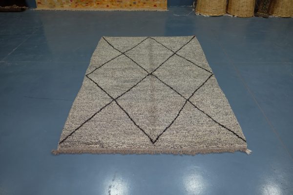 Small Beni Ourain rug, 8.06 ft x 4.78 ft