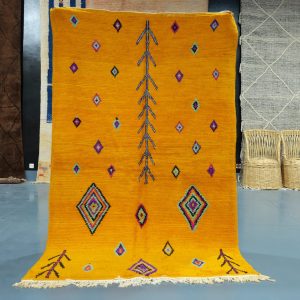 Beautiful Azilal rug 7.54 ft x 4.78 ft
