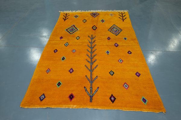 Beautiful Azilal rug 7.54 ft x 4.78 ft