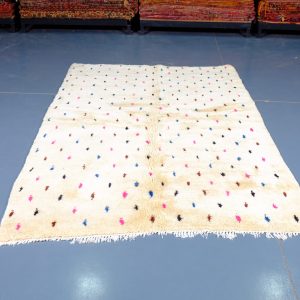 100% Wool Azilal rug 7.34 ft x 4.92 ft