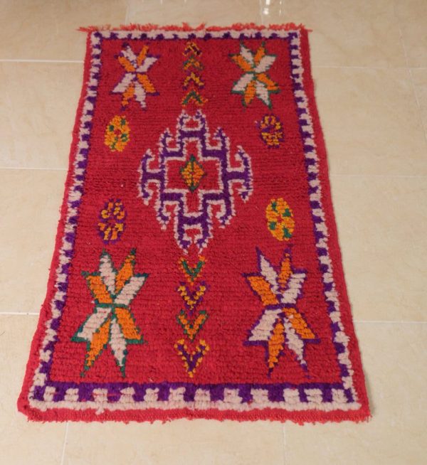 2 azilal small rugs, 4.29 ft x 2.29 ft