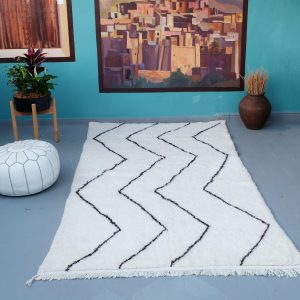 Beni ourain rug, 8.33 ft x 4.65 ft