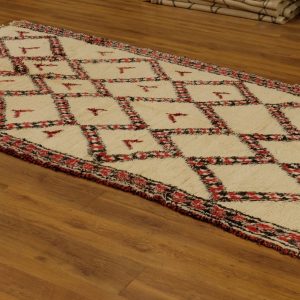 Authentic Beni ourain rug, 9.67 ft x 5.77 ft