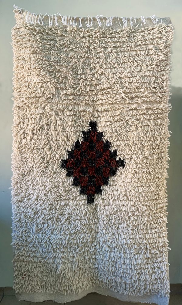 Small beni ourain rug, 4.65 ft x 2.29 ft