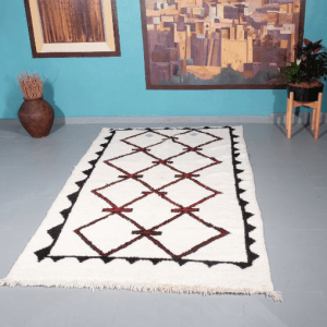 Beni ourain rug 8.62 ft x 4.56 ft