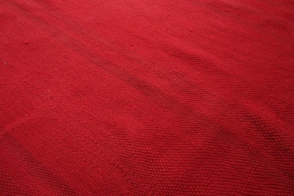 Large red moroccan rug, 11.8 ft x 4.98 ft