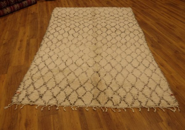 Authentic Beni ourain rug, 10.6x5.9 ft