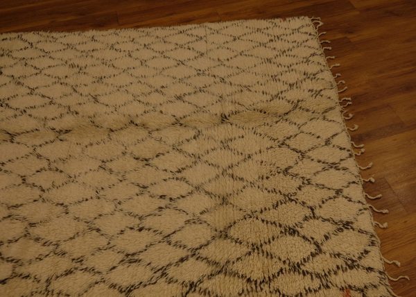 Authentic Beni ourain rug, 10.6x5.9 ft