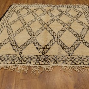 Authentic Beni ourain rug, 8.46 ft x 6.62 ft