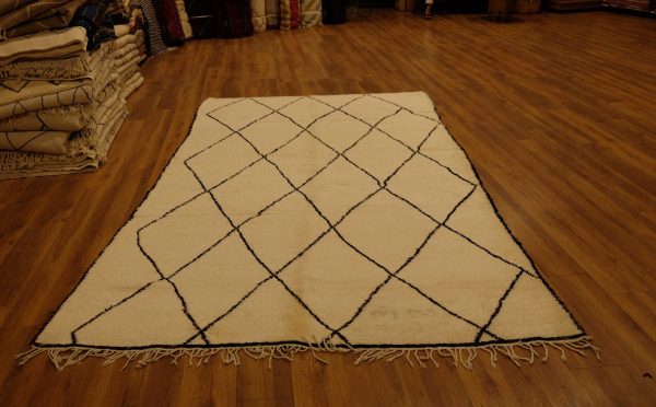 Authentic Beni ourain rug, 11.38 ft x 6.5 ft