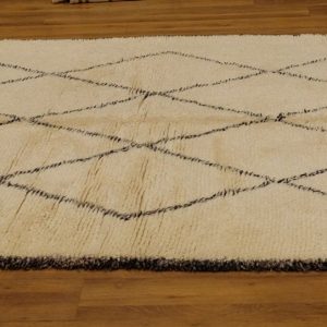Authentic Beni ourain rug, 9.57 ft x 6.56 ft