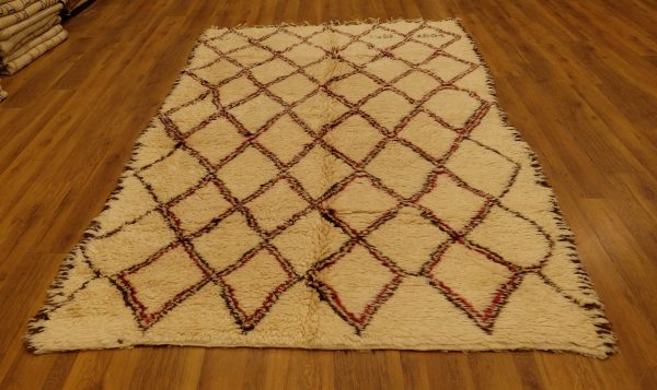 Authentic Beni ourain rug, 11 x5.9 ft