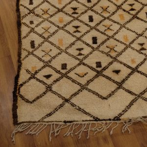 Authentic Beni ourain rug, 9.9x6.5 ft