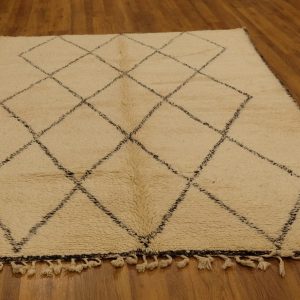 Authentic Beni ourain rug, 9.57 ft x 6.56 ft