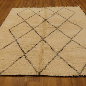 Authentic Beni ourain rug, 9.57 ft x 6.56 ft