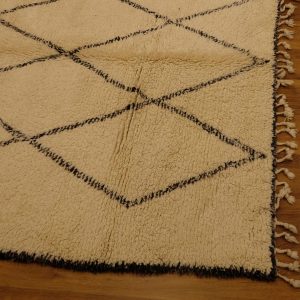 Authentic Beni ourain rug, 9.57 ft x 6.56 ft