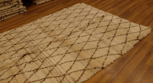 Authentic Beni ourain rug, 10.99 ft x 5.9 ft