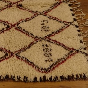 Authentic Beni ourain rug, 11 x5.9 ft