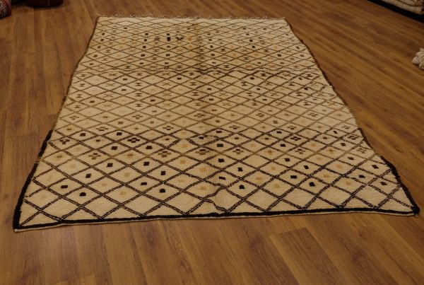 Authentic Beni ourain rug, 9.9x6.5 ft