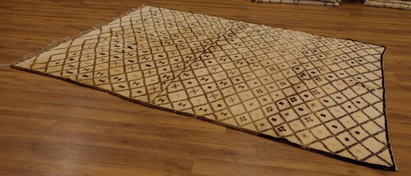 Authentic Beni ourain rug, 9.9x6.5 ft