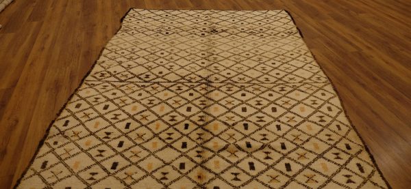 Authentic Beni ourain rug, 9.9x6.5 ft