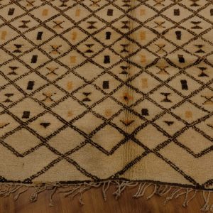 Authentic Beni ourain rug, 9.9x6.5 ft