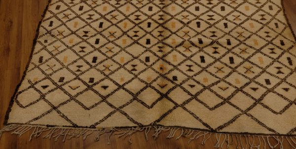 Authentic Beni ourain rug, 9.9x6.5 ft