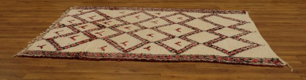 Authentic Beni ourain rug, 9.67 x 5.77 ft, Art Deco Rug, Moroccan rug, Vintage Beni Ourain rug, Handmade Berber Rug, Beniourain