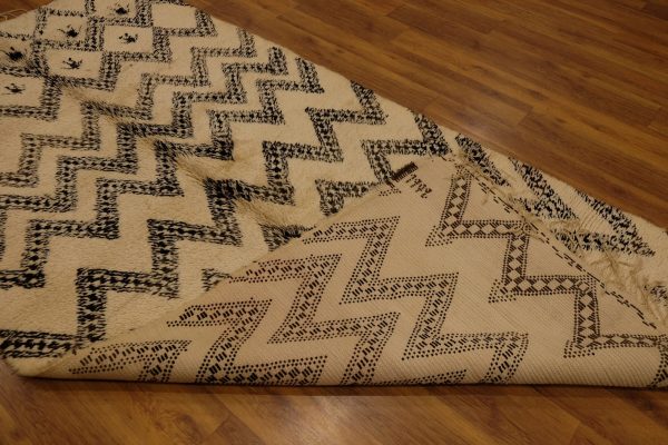 Moroccan Beni Ourain rug 11.4 ft x 5.5 ft, Beni Ourain Handmade Rug, Beni Ourain rug, Moroccan Old Vintage Wool, Berber rug, Vintage rug