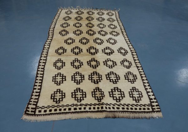 Moroccan berber carpet 9.05 ft x 4.33 ft, Moroccan Rug, Beni Ourain Azilal Rug, Moroccan Carpet, Wool