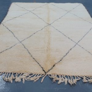 Moroccan berber carpet | Moroccan Rug 9x6 | Beni ourain Rugs | Custom Moroccan Rug | Beni Ourain  carpet| Berber Rug  | Moroccan Rug