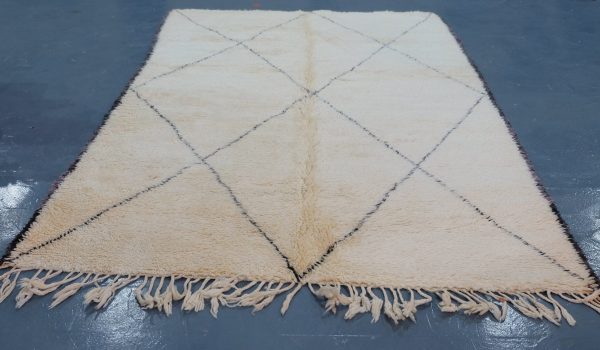 Moroccan berber carpet | Moroccan Rug 9x6 | Beni ourain Rugs | Custom Moroccan Rug | Beni Ourain  carpet| Berber Rug  | Moroccan Rug